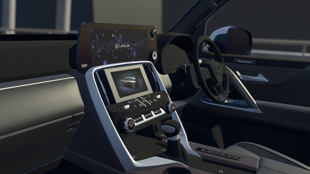 【車/saccflight対応/走行可能車両】LEXUS-LX500d【VRChat想定】