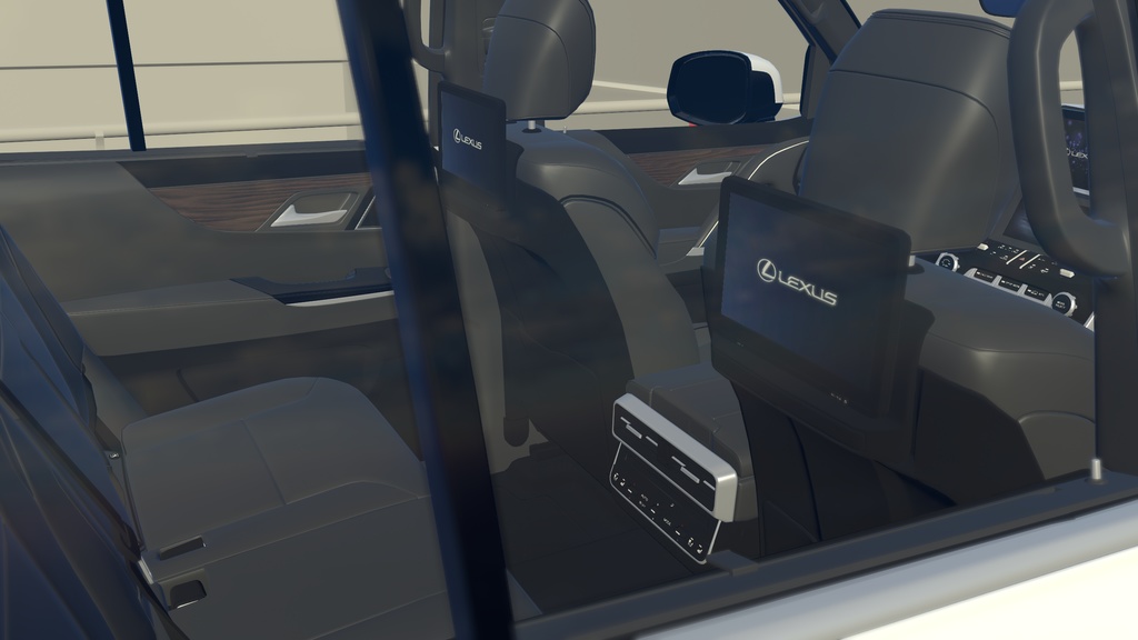 【車/saccflight対応/走行可能車両】LEXUS-LX500d【VRChat想定】