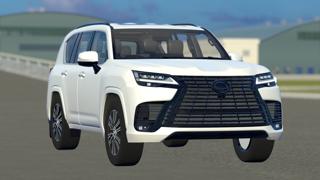 【車/saccflight対応/走行可能車両】LEXUS-LX500d【VRChat想定】