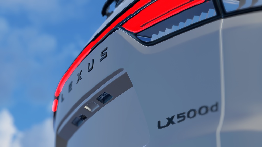 【車/saccflight対応/走行可能車両】LEXUS-LX500d【VRChat想定】