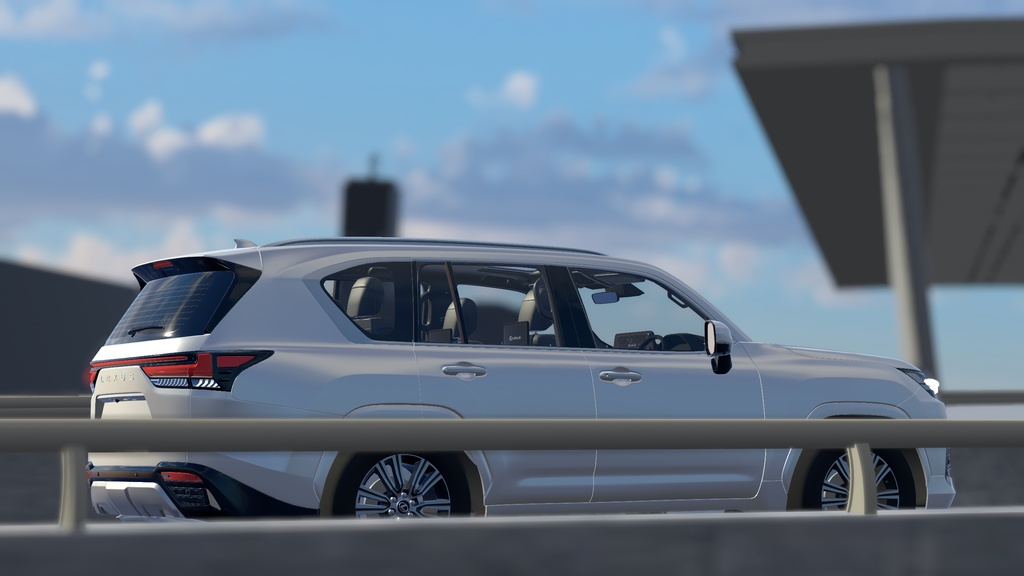 【車/saccflight対応/走行可能車両】LEXUS-LX500d【VRChat想定】