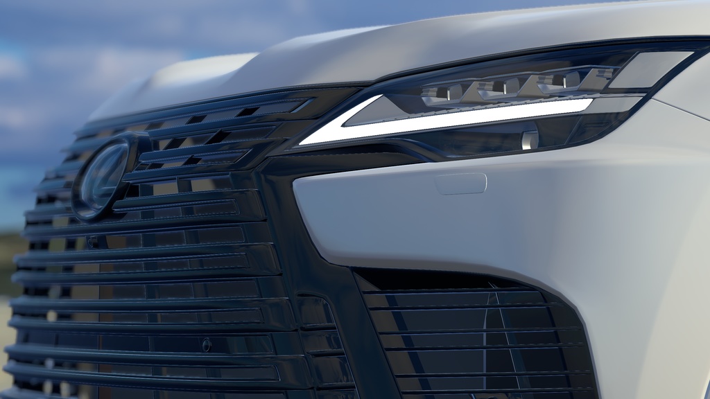 【車/saccflight対応/走行可能車両】LEXUS-LX500d【VRChat想定】