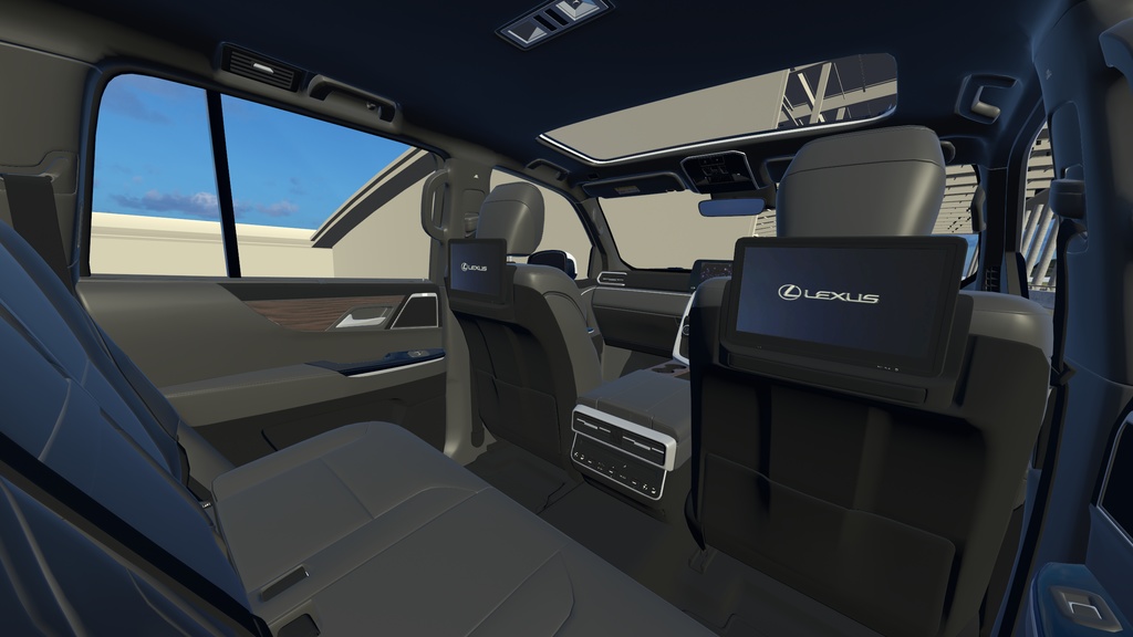 【車/saccflight対応/走行可能車両】LEXUS-LX500d【VRChat想定】