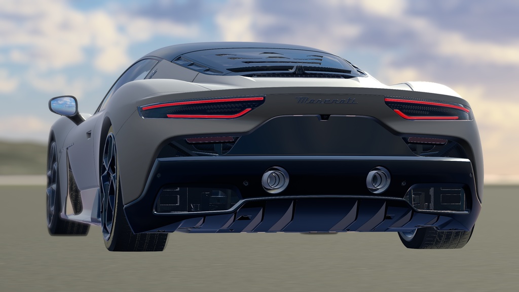 【車/saccflight対応/走行可能車両】Maserati-MC20 【VRChat想定】