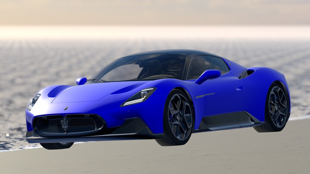 【車/saccflight対応/走行可能車両】Maserati-MC20 【VRChat想定】