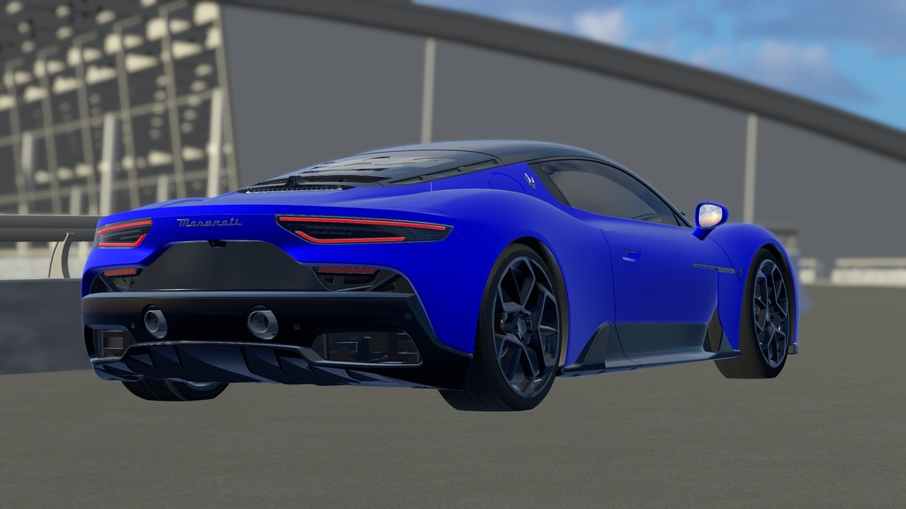 【車/saccflight対応/走行可能車両】Maserati-MC20 【VRChat想定】