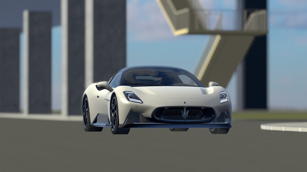 【車/saccflight対応/走行可能車両】Maserati-MC20 【VRChat想定】