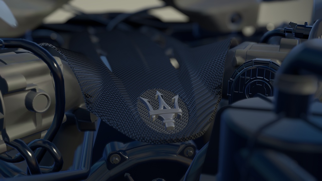 【車/saccflight対応/走行可能車両】Maserati-MC20 【VRChat想定】