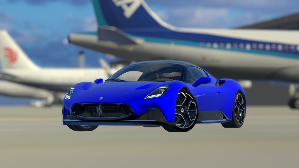 【車/saccflight対応/走行可能車両】Maserati-MC20 【VRChat想定】