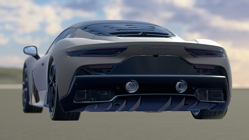 【車/saccflight対応/走行可能車両】Maserati-MC20 【VRChat想定】