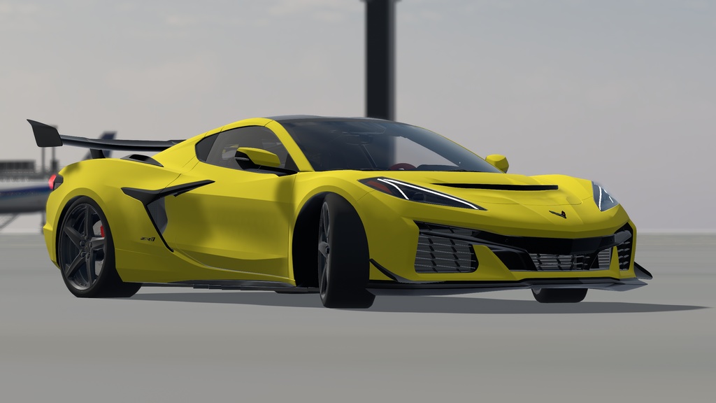 【車/saccflight対応/走行可能車両】C0RRVETTE-C8-Z06 ZR1 【VRChat想定】