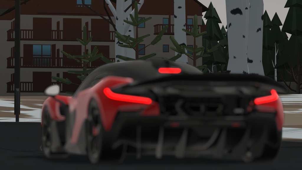 【車/saccflight対応/走行可能車両】Mclaren 【VRChat想定】