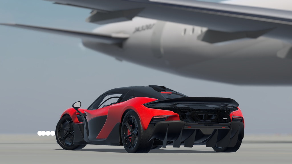 【車/saccflight対応/走行可能車両】Mclaren 【VRChat想定】