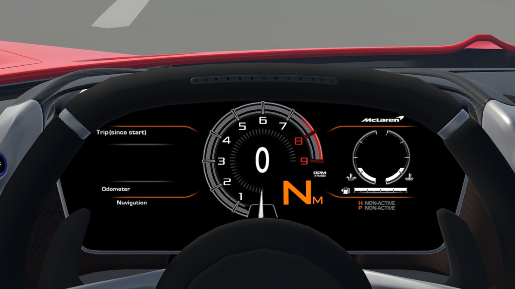 【車/saccflight対応/走行可能車両】Mclaren 【VRChat想定】