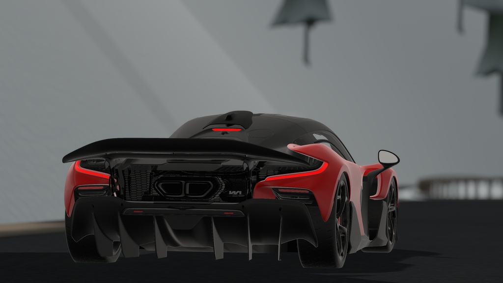 【車/saccflight対応/走行可能車両】Mclaren 【VRChat想定】