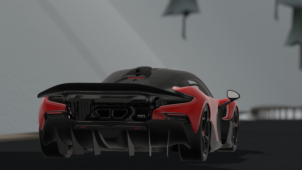 【車/saccflight対応/走行可能車両】Mclaren 【VRChat想定】