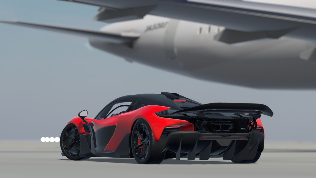 【車/saccflight対応/走行可能車両】Mclaren 【VRChat想定】