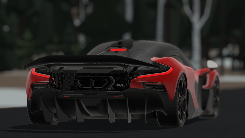 【車/saccflight対応/走行可能車両】Mclaren 【VRChat想定】