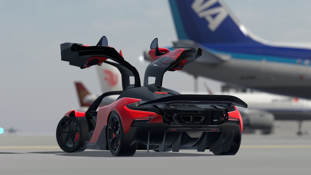 【車/saccflight対応/走行可能車両】Mclaren 【VRChat想定】