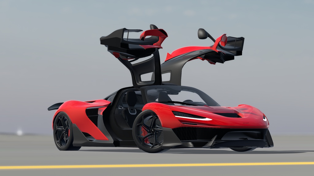 【車/saccflight対応/走行可能車両】Mclaren 【VRChat想定】