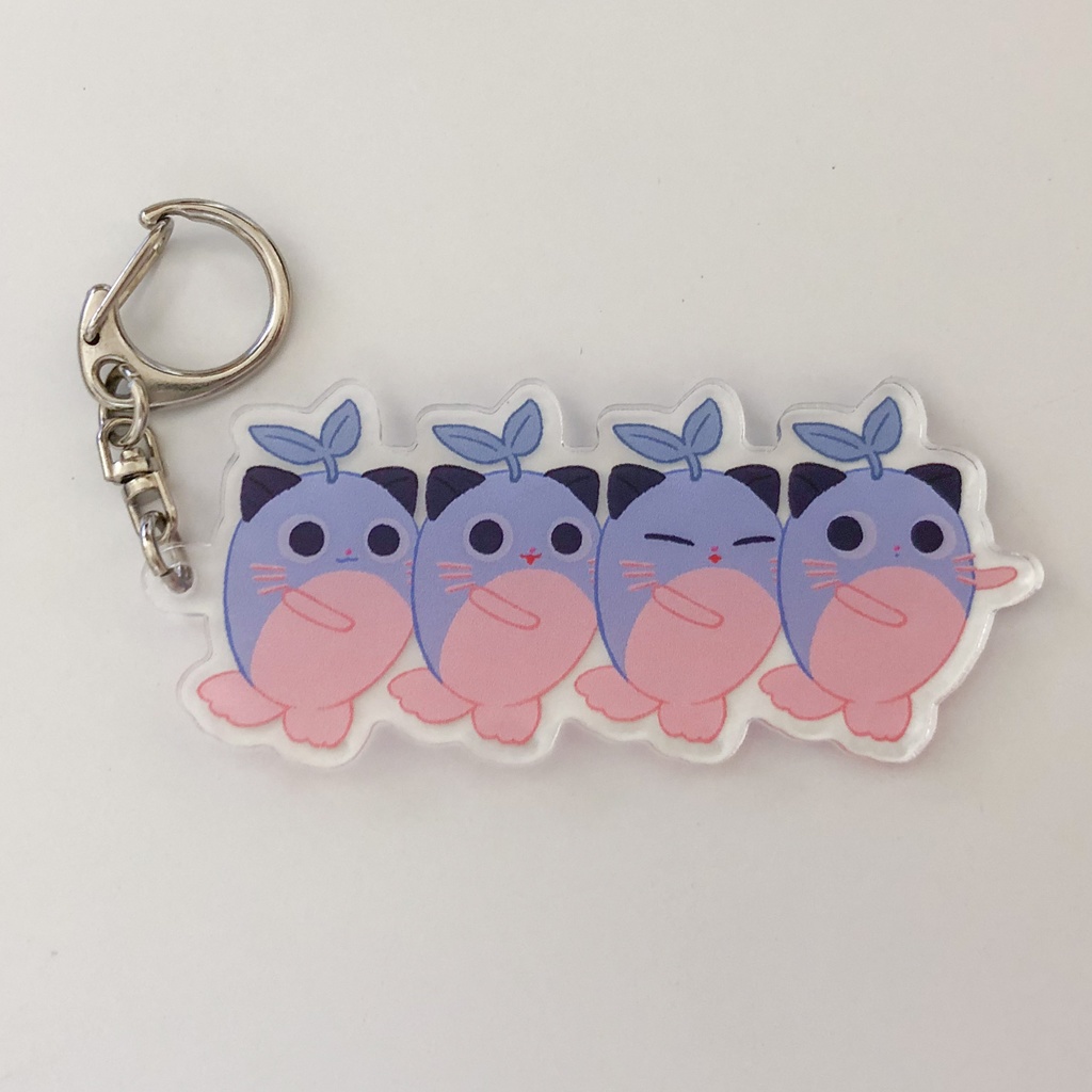 まめねこアクリルキーホルダー