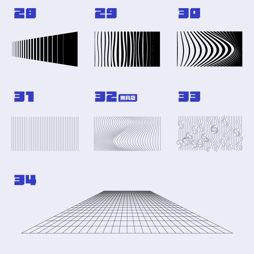 【無料/有償】グリッド素材集【ココフォリア素材】