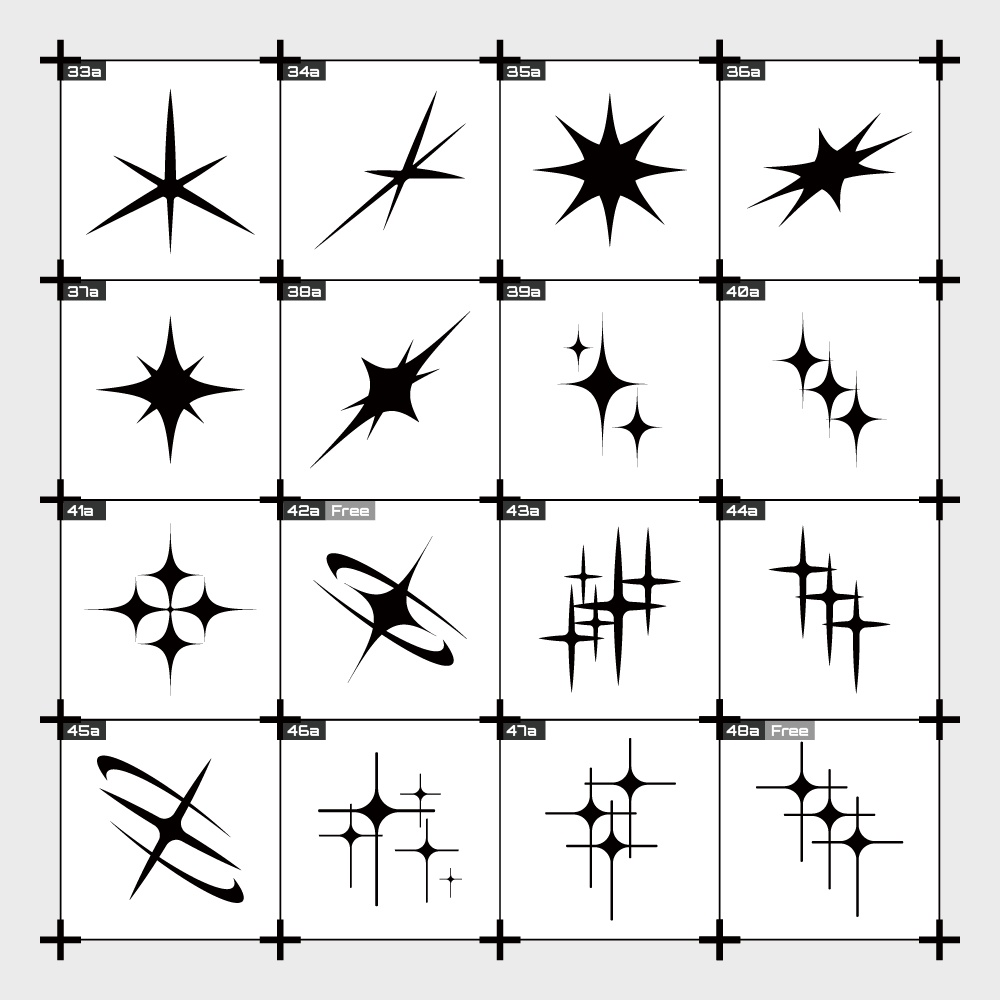 【無料/有償】星素材集【ココフォリア素材】