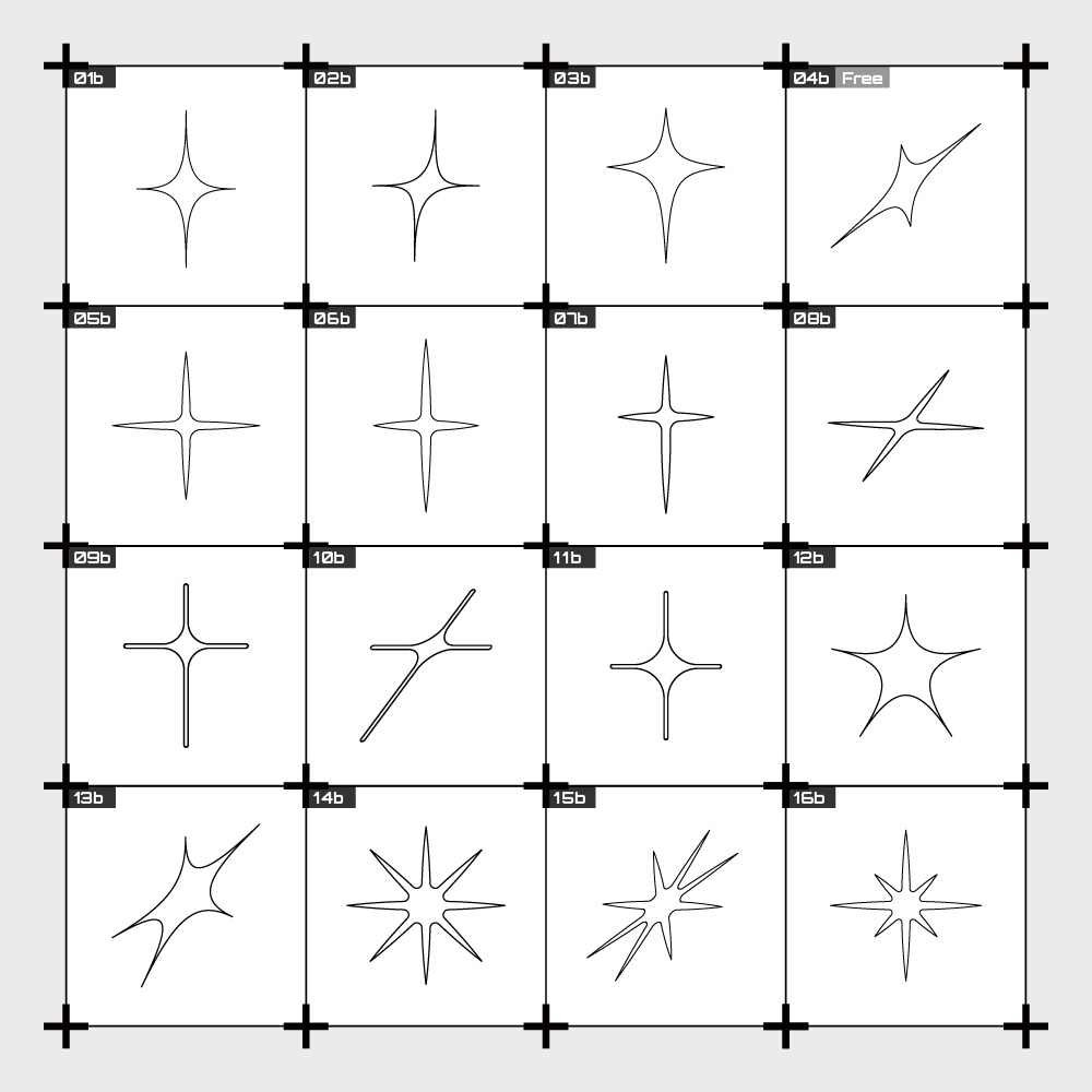 【無料/有償】星素材集【ココフォリア素材】