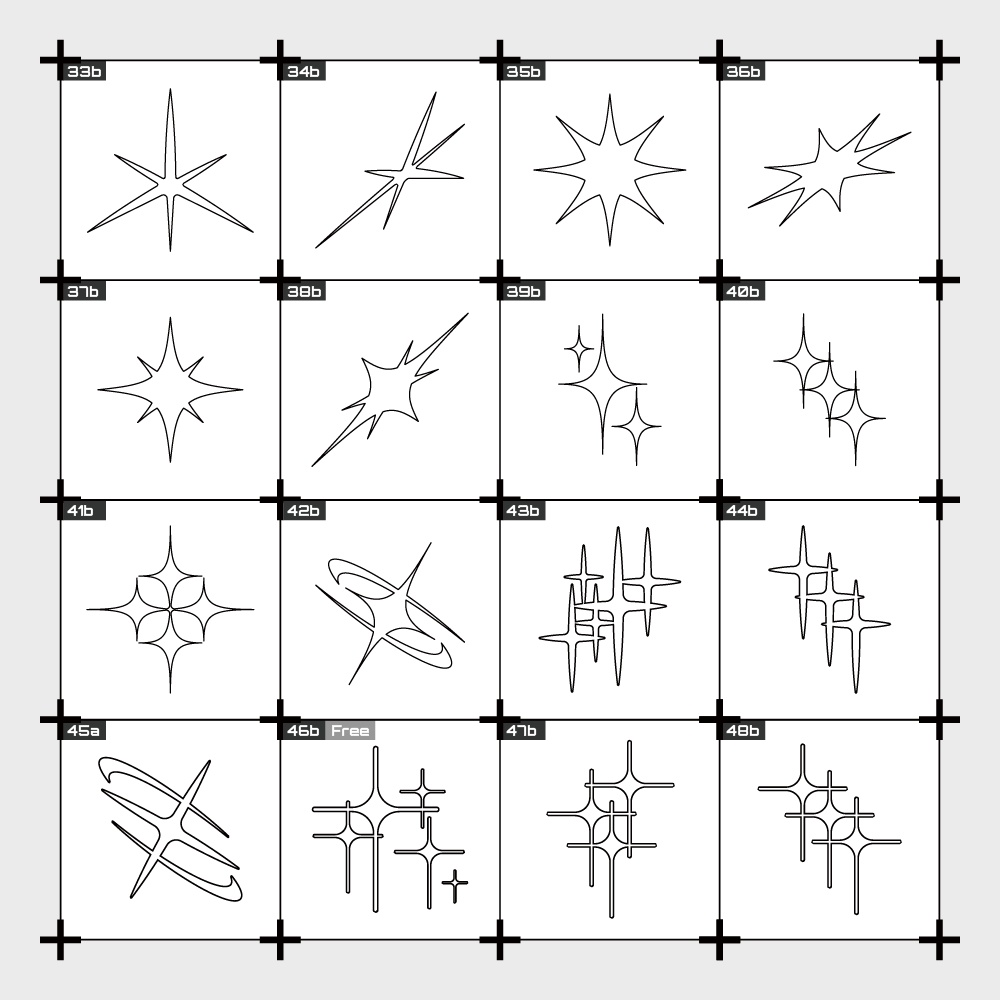 【無料/有償】星素材集【ココフォリア素材】