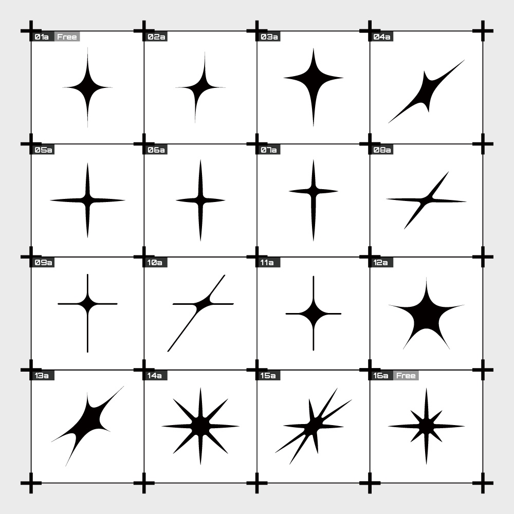 【無料/有償】星素材集【ココフォリア素材】