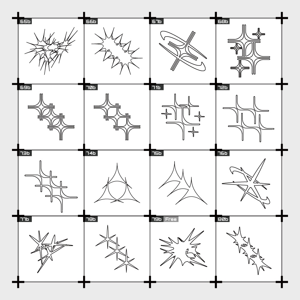 【無料/有償】星素材集【ココフォリア素材】