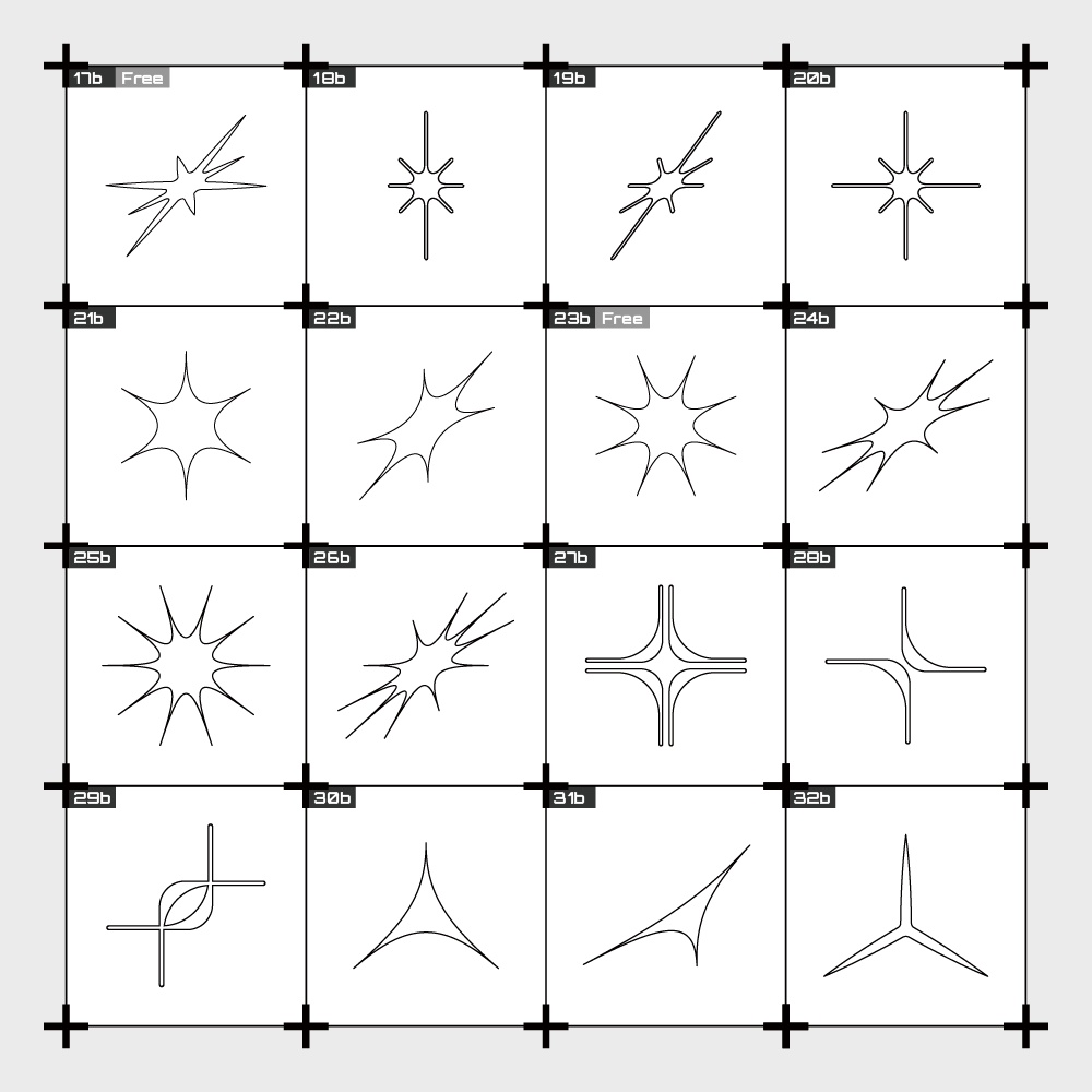 【無料/有償】星素材集【ココフォリア素材】