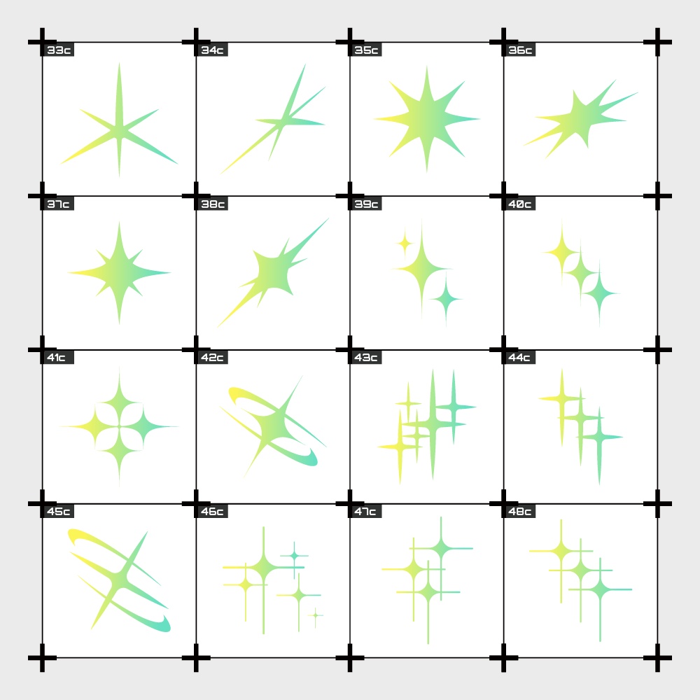 【無料/有償】星素材集【ココフォリア素材】