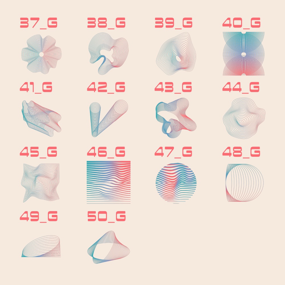 【無料/有償】ウェーブ素材集【ココフォリア素材】