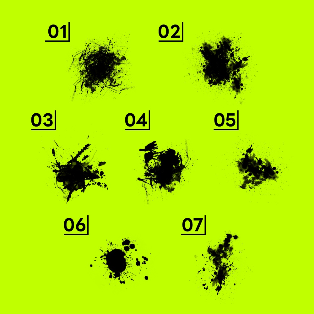 【フリー素材】ペイント素材