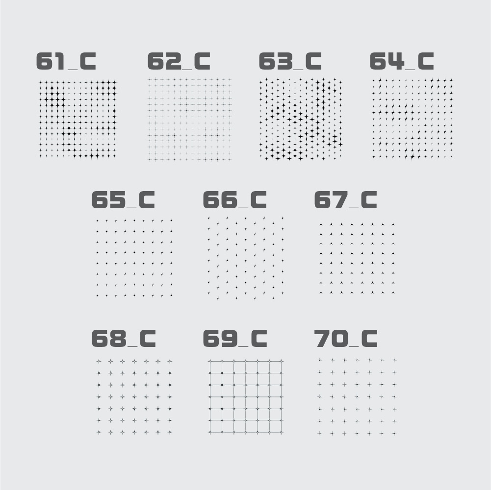 【無料/有償】星グリッド素材集【ココフォリア素材】