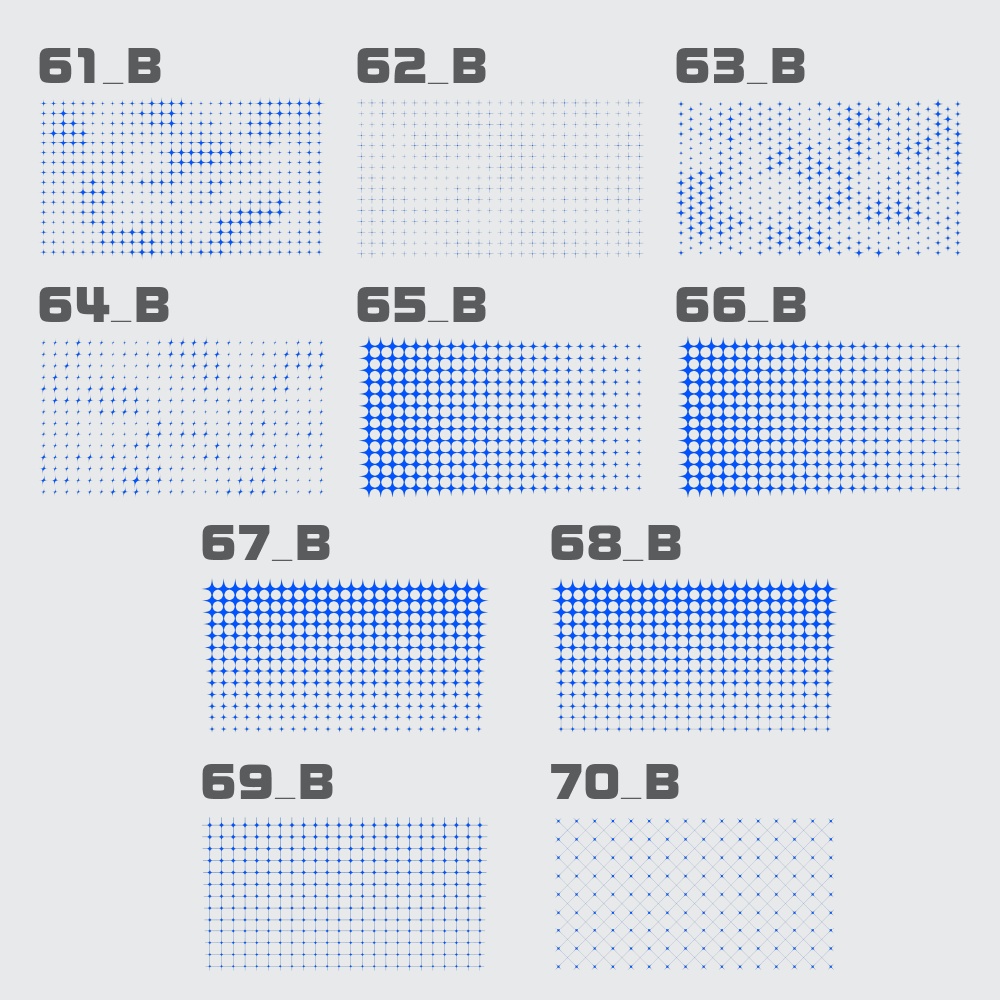 【無料/有償】星グリッド素材集【ココフォリア素材】