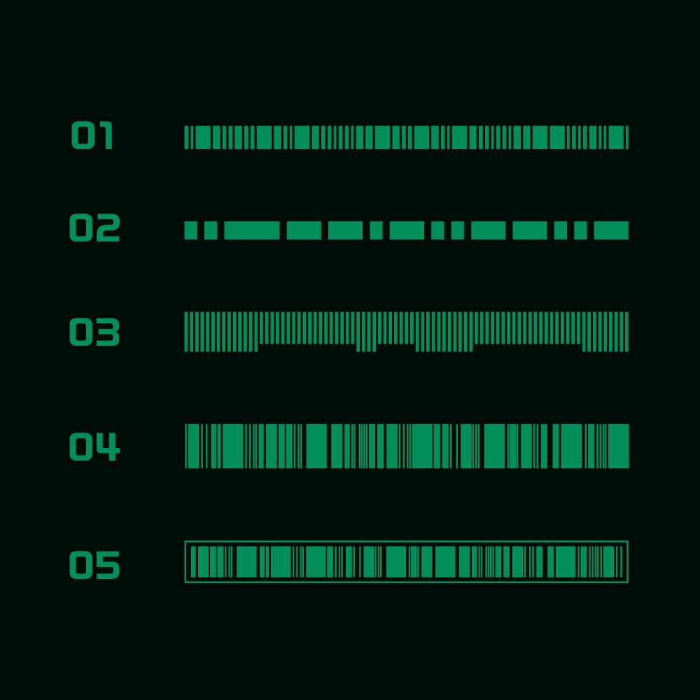 【フリー素材】バーコード素材Part2