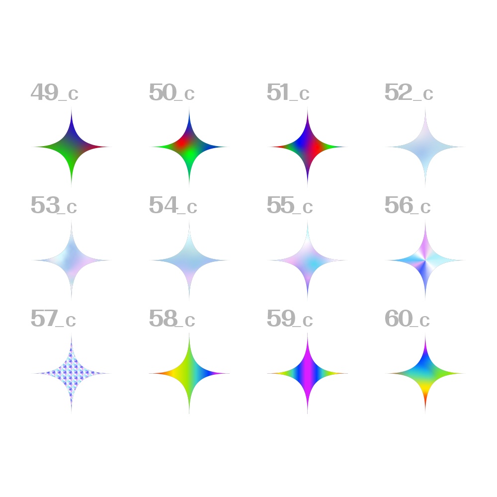 【無料/有償】グラデーション素材集【ココフォリア素材】