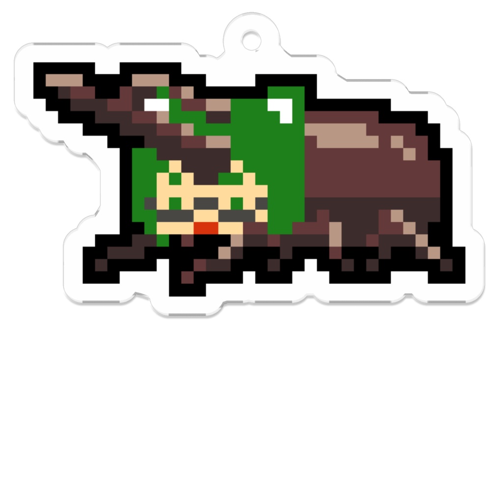 ミネカブトアクキー（背面コーティング無）