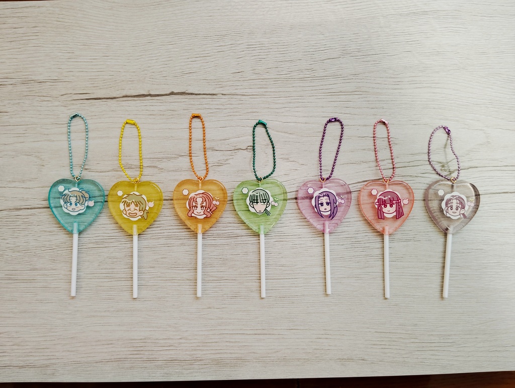 【単品】八咫烏ペロキャンキーホルダー