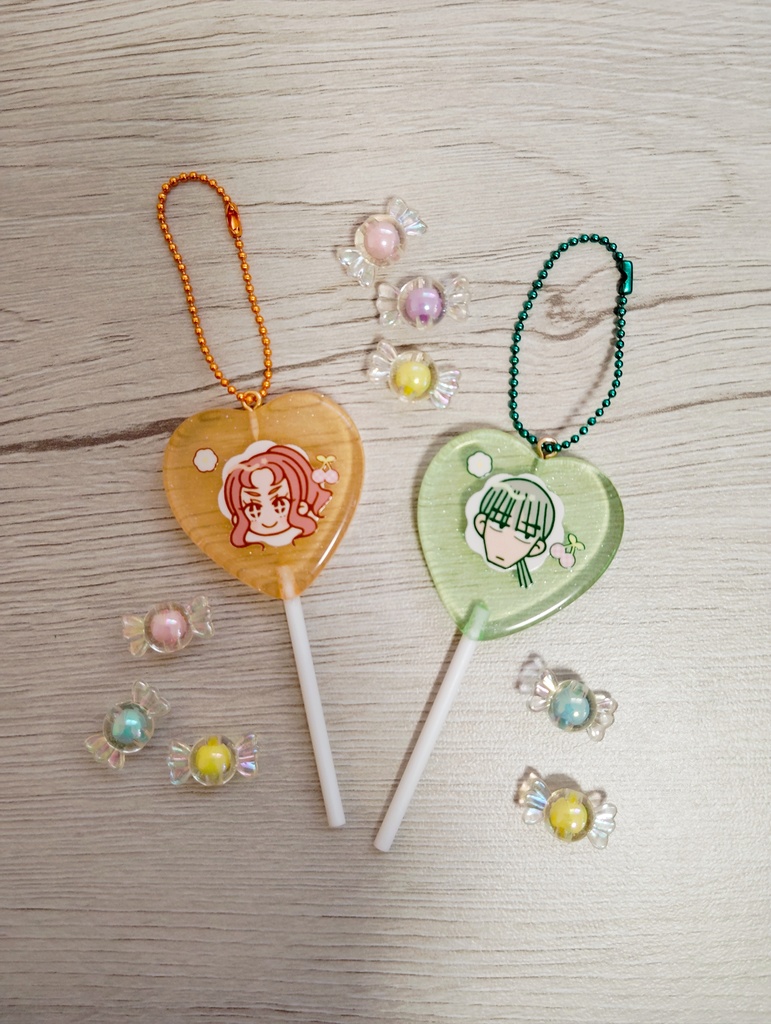 【単品】八咫烏ペロキャンキーホルダー