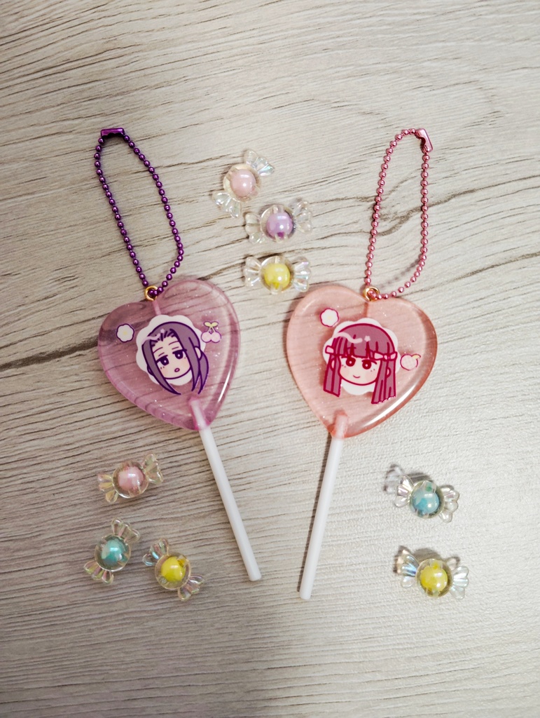 【単品】八咫烏ペロキャンキーホルダー