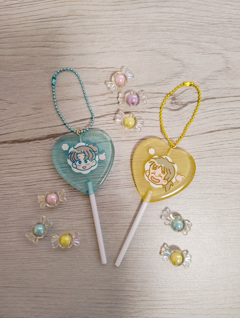 【単品】八咫烏ペロキャンキーホルダー