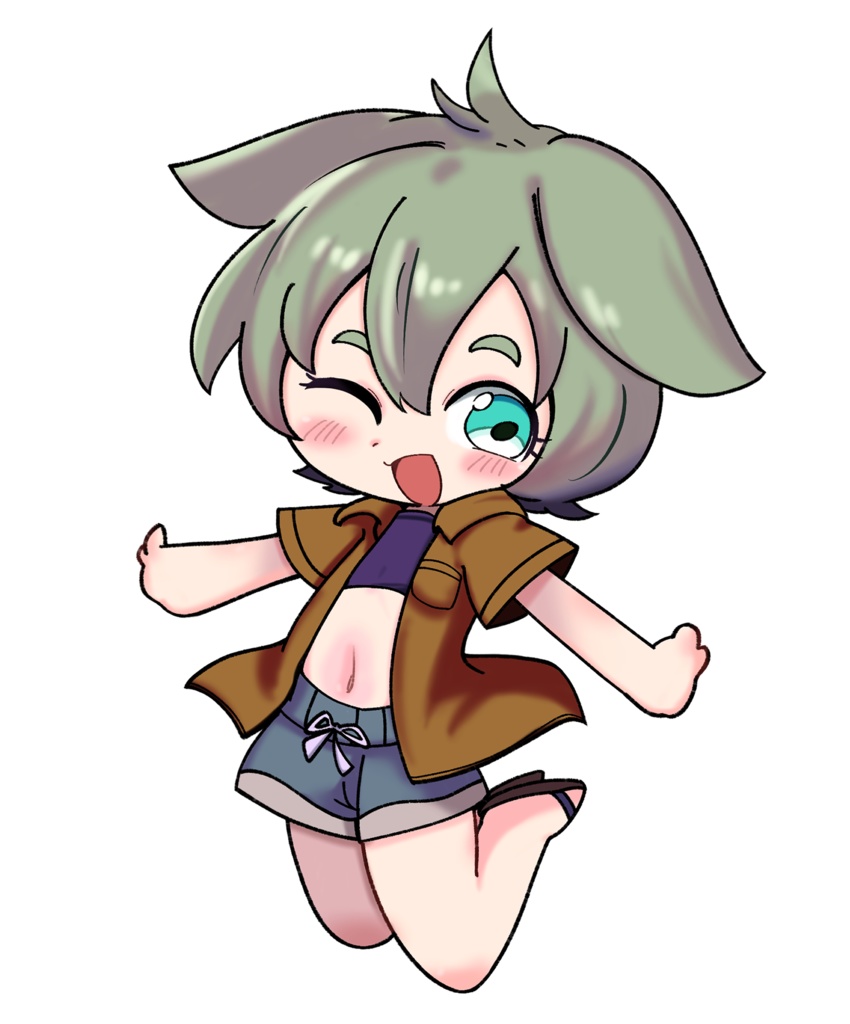 OC『時雨ナギ』アクリルキーホルダー1