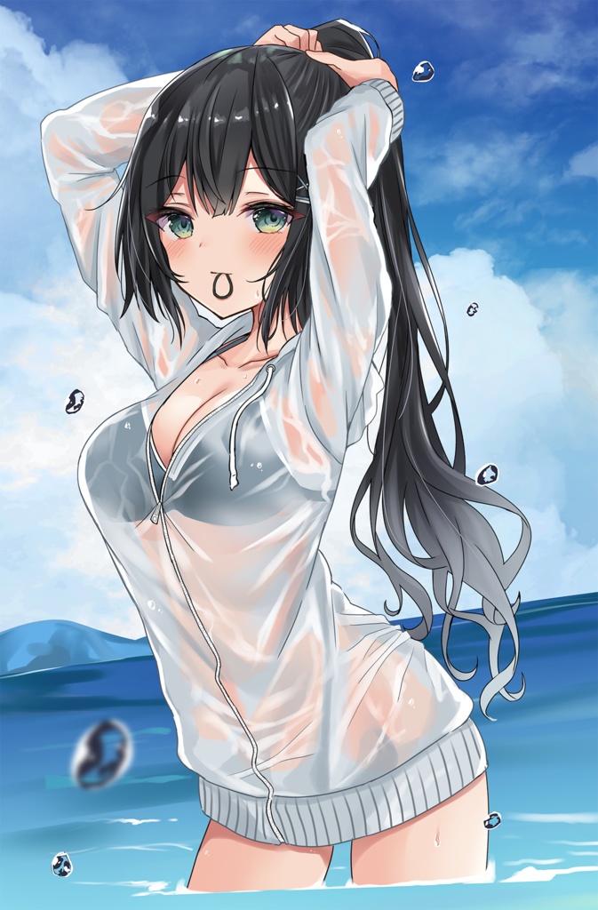 神凪美狐 水着B2タペストリー