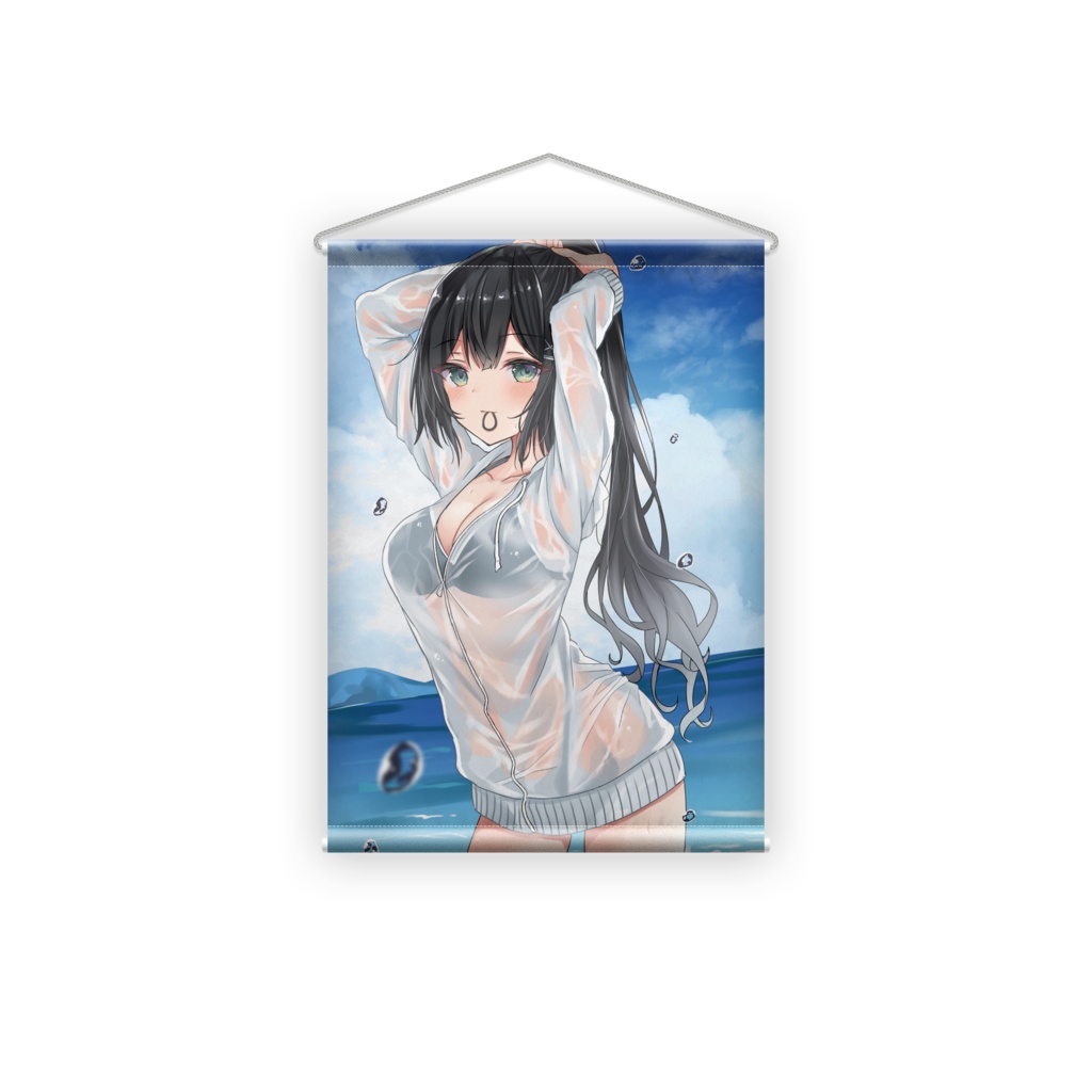 神凪美狐 水着B2タペストリー