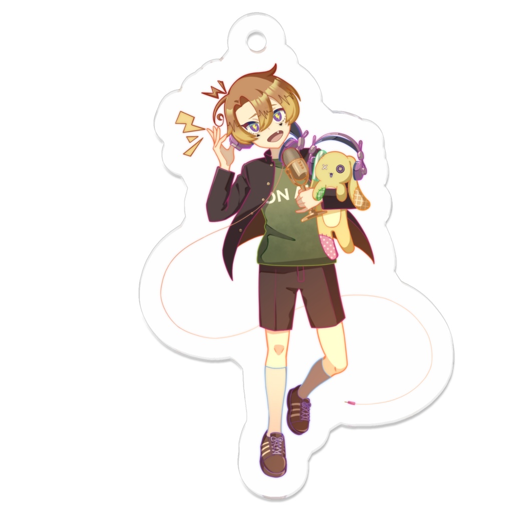 アクリルキーホルダー 放送部の真夜中ラジオ