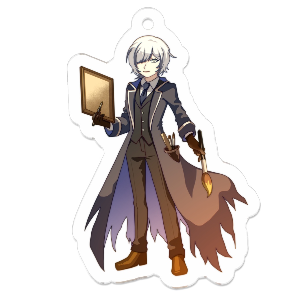 アクリルキーホルダー 美術室のカオナシさん(女性)