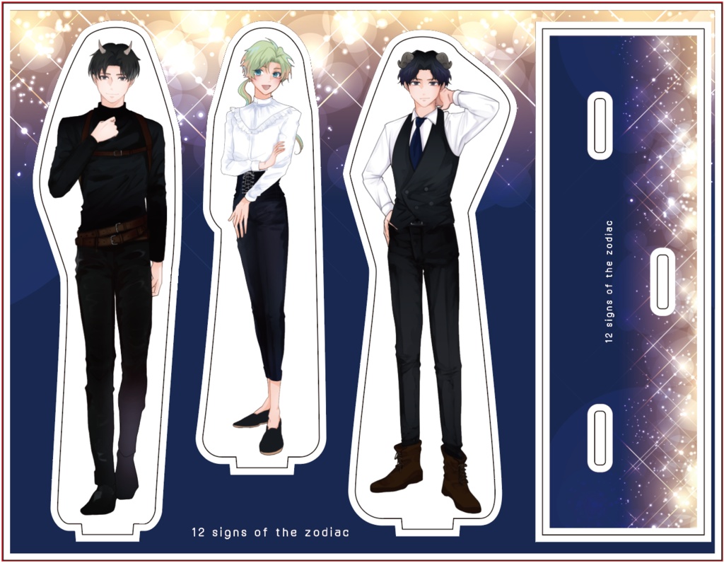 【3セットまとめ】黄道12宮男子フレームアクスタ